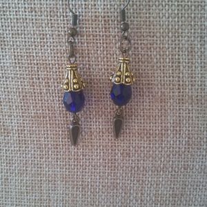 Blue Crystal Earrings